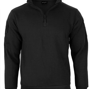 Camisola hoodie com fecho