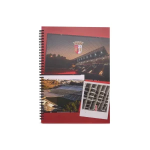 Caderno Quadriculado SC Braga Estádio
