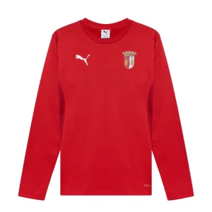 Sweat Puma Manga Comprida Adulto 26/27 Vermelha