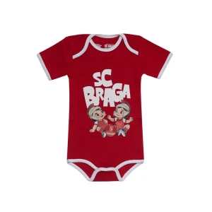 Body SC Braga Mascotes Bebé Vermelho
