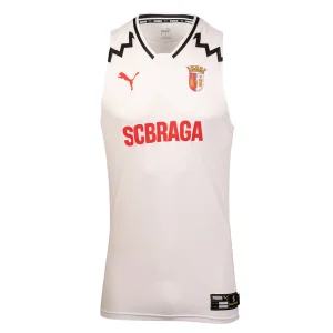 Camisola Oficial SC Braga Alternativa Basquetebol 25/26 Adulto Branca