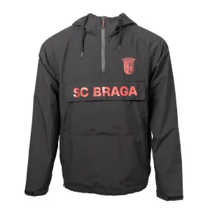 Corta-vento SC Braga Júnior Preto