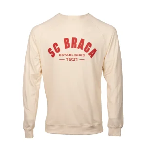 Hoodie SC Braga Est. 1921 Júnior Bege