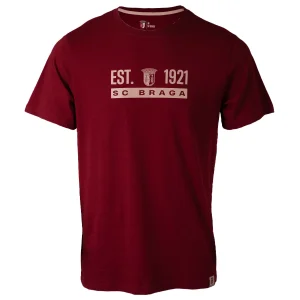 T-shirt SC Braga Est. 1921 Júnior Bordô