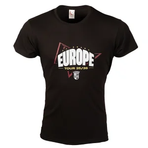 T-shirt SC Braga Liga Europa 25/26 Adulto Preta