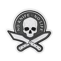 Sticker No Knife-No Life Reflective