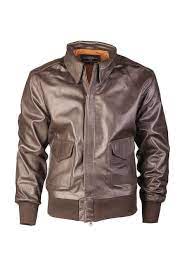 US BROWN A2 LEATHER FLIGHT JACKET